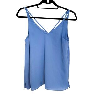 Topshop Strappy Camisole Double Strap V Neck Size 4 FLAWED